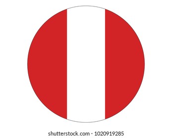 Round Flag of Peru