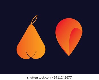 Round Flower Icon Design Vector Template