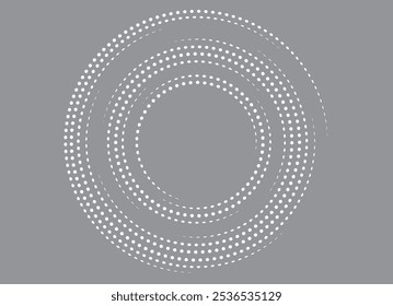 Plano de fundo de onda de ponto de fluxo redondo