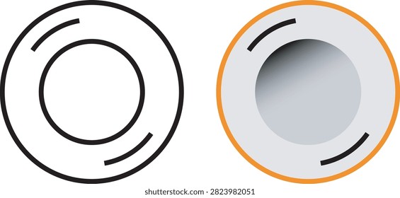 Round Food Plate and Ceramic Dinnerware Set, Porcelain Round Food Plate and Tableware Collection, Minimalist Round Food Plate and Dining Essentials, Modern Round Food Plate and Restaurant Serve ware Set