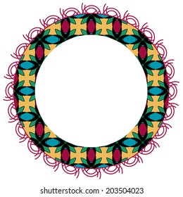 Round frame