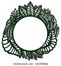 Round frame
