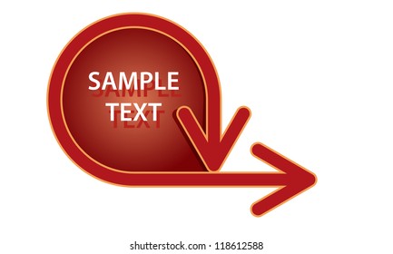 round frame for any text