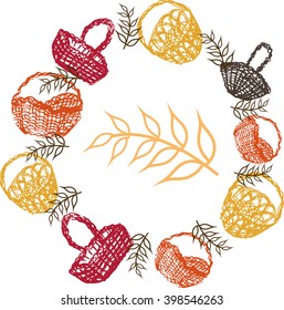 Round Frame Baskets