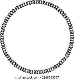 Round frame. Circle Ornamental decorative frame