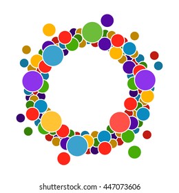 Circle Frame Stars Your Text Easy Stock Vector (Royalty Free) 432617695 ...