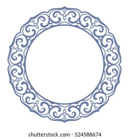 Round frame, Circular ornament design element