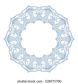 Round frame, Circular ornament design element