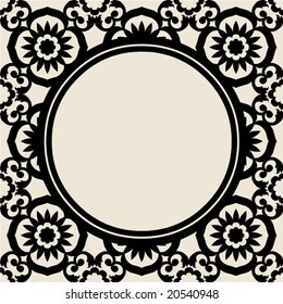 round frame design