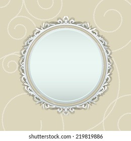 round frame, design element
