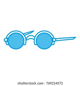 Round frame glasses