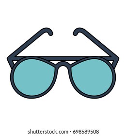 round frame glasses icon image 