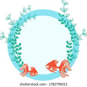 水草 金魚 のイラスト素材 画像 ベクター画像 Shutterstock