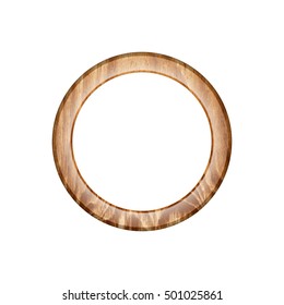 round frame made of expensive wood. chiseled baguette.
isolate on a light background, it is easy to cut to your design.
