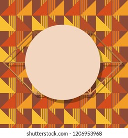 round frame ornament label template