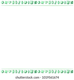 Round frame of precious stones. Suitable for use in advertising by jewelry companies