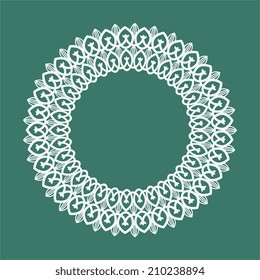 Round Framework Decorative Ornament Stock Vector (Royalty Free ...