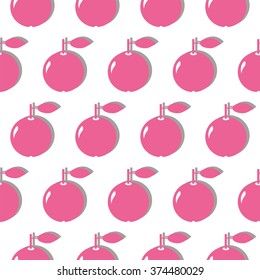 round fruit Apple vector illustration