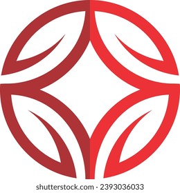 round geometry business design 
logo