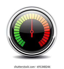 Speedometer Stock Vector (Royalty Free) 14382511 | Shutterstock