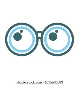round glasses icon
