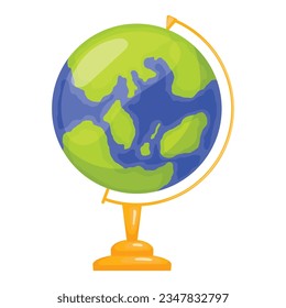 Alrededor del mundo para la escuela. circunferencia del planeta de la esfera terrestre