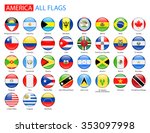 Round Glossy Flags of America - Full Vector Collection
Vector Set of American Flag Icons:
North America, Central America, South America

