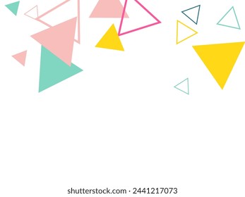 Round gold frame or border of random scatter golden stars on white background.  Stylish red blue white stars on white American patriotic vector.