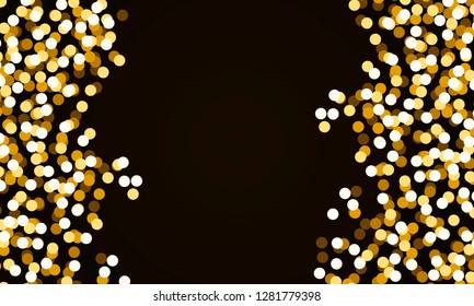 Round Gold Glitter Confetti
