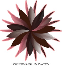 Round gradient mandala on colorful. Unique circular illustration mandala design. Colorful illustration, Flower Mandalas. Vintage decorative elements.vector illustration.
