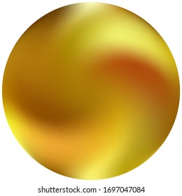 Round gradient mesh background. Surreal backdrop in style of 90th, 80th. Trendy soft color concept. Yellow eco fluid template for your poster, presentation, invitation, brochure or cards.