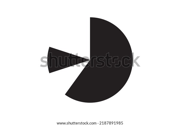Round graphic
fraction circle shape vector element. Geometric diagram division
section icon. Chart divide
wheel.