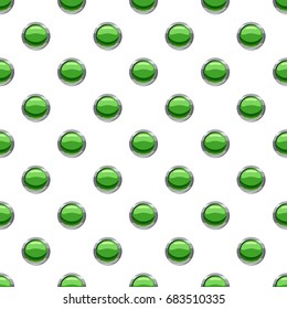 Round green button pattern