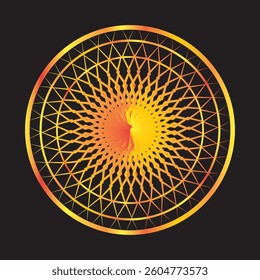 Round Guardian Decorative Mandala Design