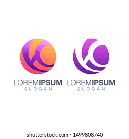 round H collections logo design