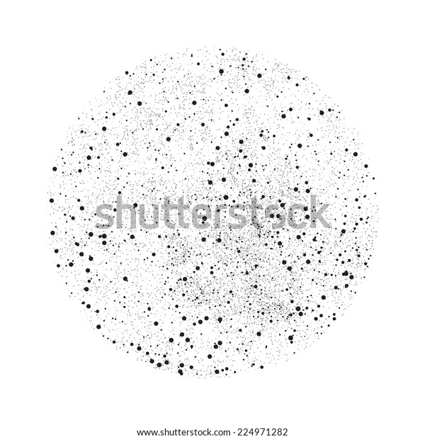 Round Halftone Pattern Circle Vector Stock Vector (Royalty Free) 224971282