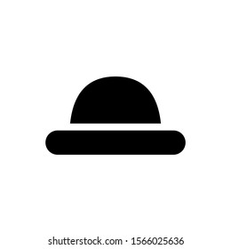 Round hat icon vector as a symbol modern fashion collection