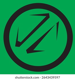 Ícone redondo com nova forma abstrata em estilo vetorial moderno, perfeito para IU, logotipos, design criativo ou elementos decorativos. Arquivo EPS do Adobe Illustrator totalmente editável incluído.