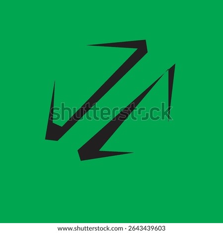 Round icon with abstract new shape in modern vector style, perfect for UI, logos, creative design, or decorative elements. Fully editable Adobe Illustrator EPS file included.