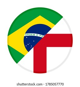 round icon with brazil and england flags