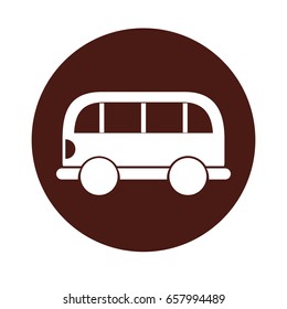 round icon car cartoon