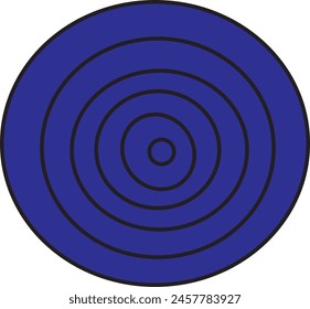 round icon design shap eps
