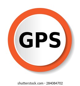Round icon Gps