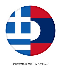 Rundsymbol mit Graue- und Laienflags