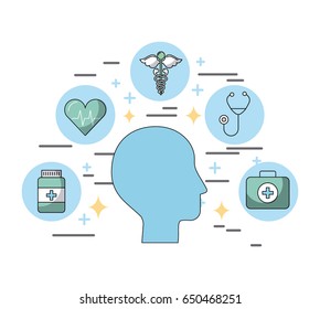 round icon head mind