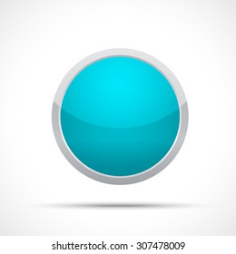 Round icon isolated on a white background