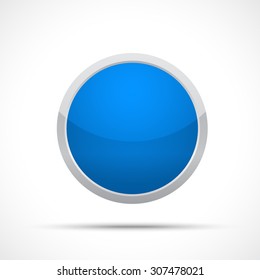 Round icon isolated on a white background