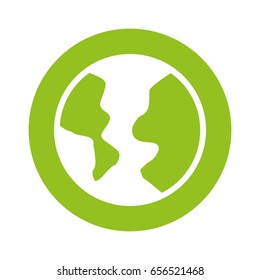 round icon world cartoon