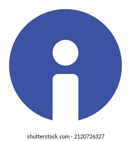 Round icons for information. Guides and explanations. Editable vectors.