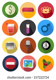 round icons set 10